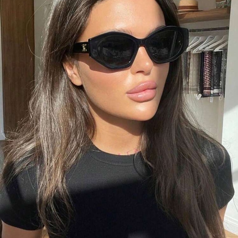 1pc Women's Retro Stylish Personality Fashion Glasses, Suitable For Daily